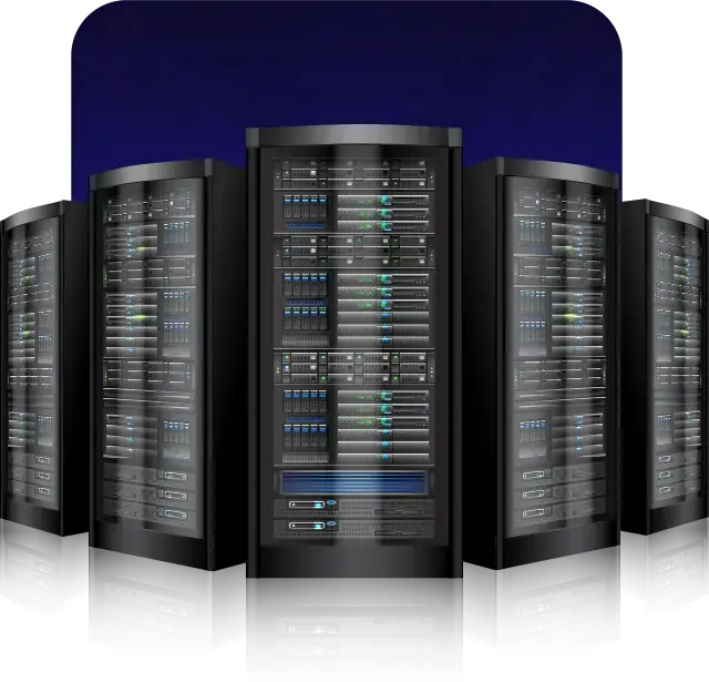 ตู้เซิร์ฟเวอร์ใน Data Center ที่ให้บริการ Cloud Enterprise Hosting ของ THAI DATA HOSTING