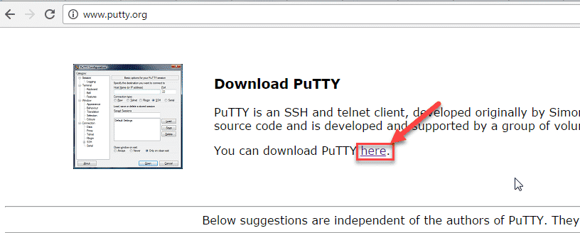 www.putty.org
