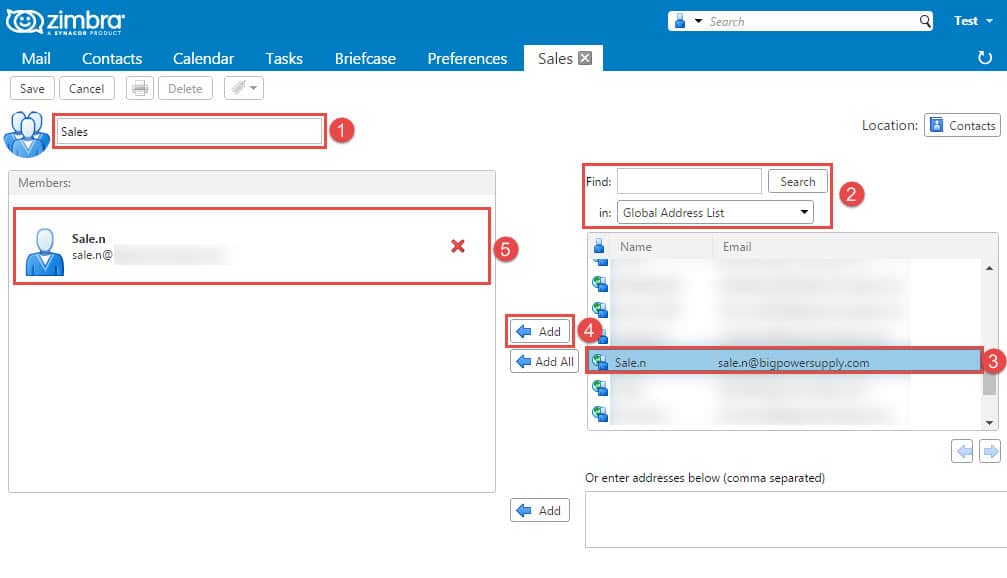 การสร้างกลุ่มติดต่อ (Creating A Contact Group) - คู่มือการใช้งาน - : : Thai  Data Hosting : : It Solutions ที่ใช่สำหรับธุรกิจคุณ 〓